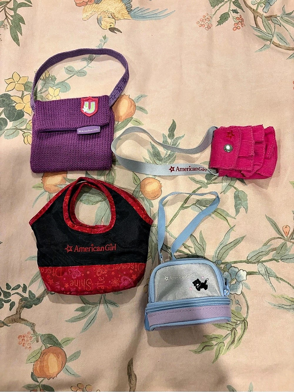 American Girl doll sized bags lot
